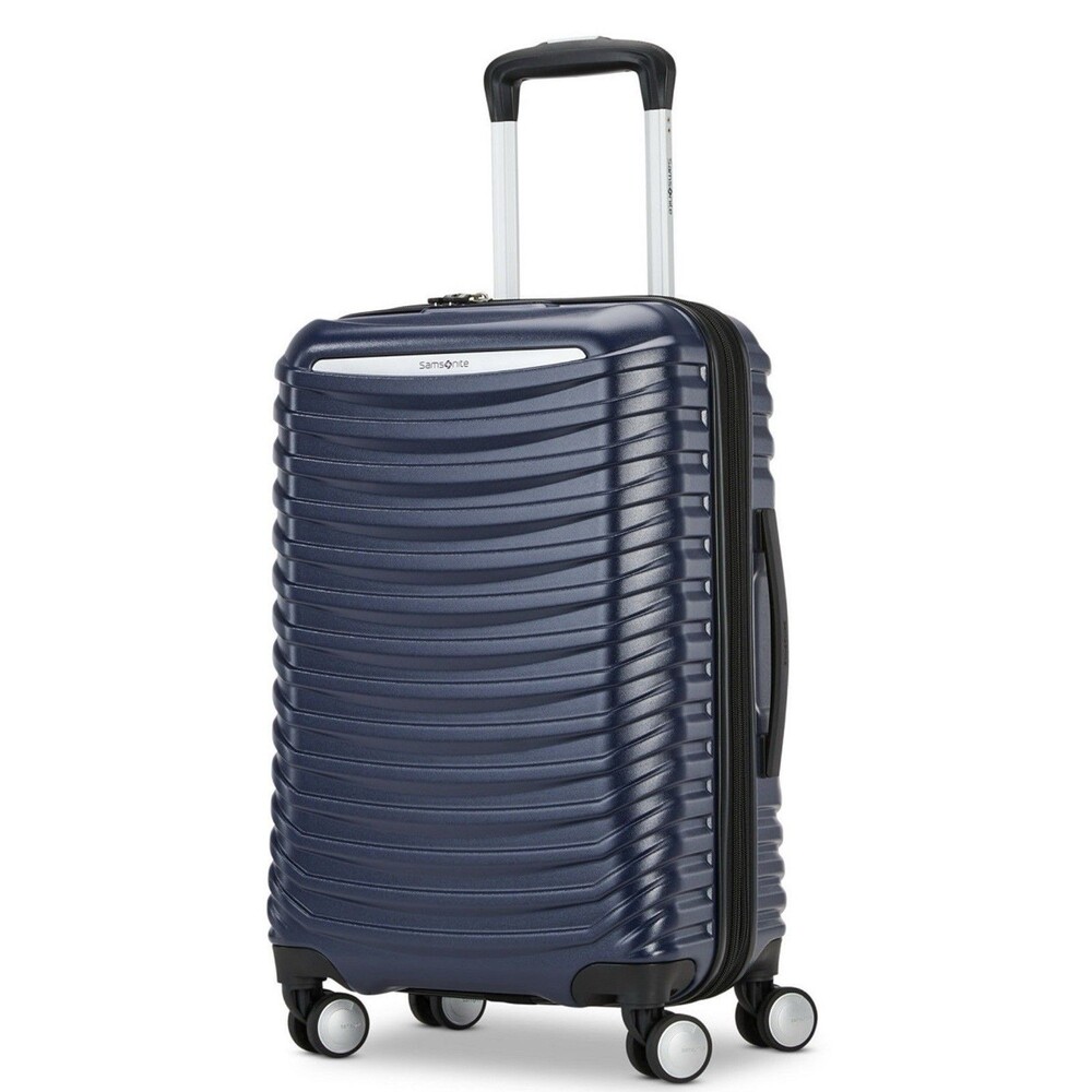Samsonite Spin Tech 6 Carry-On Spinner Suitcase Luggage, Midnight Navy